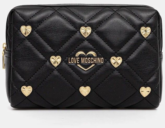 Kozmetická taška Love Moschino čierna farba, JC5300PP1