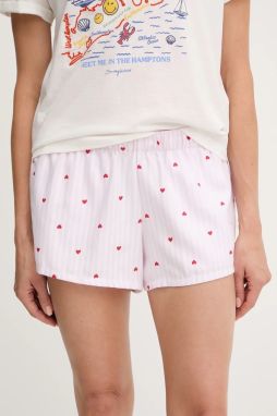Pyžamové šortky Hollister Co. dámske, KI346-5032