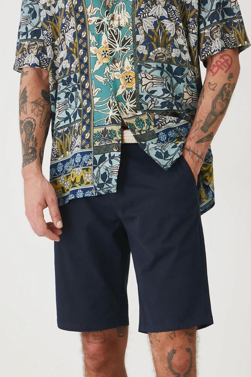 Šortky Medicine tmavomodrá farba