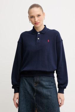 Mikina Polo Ralph Lauren tmavomodrá farba, jednofarebné, 211965097