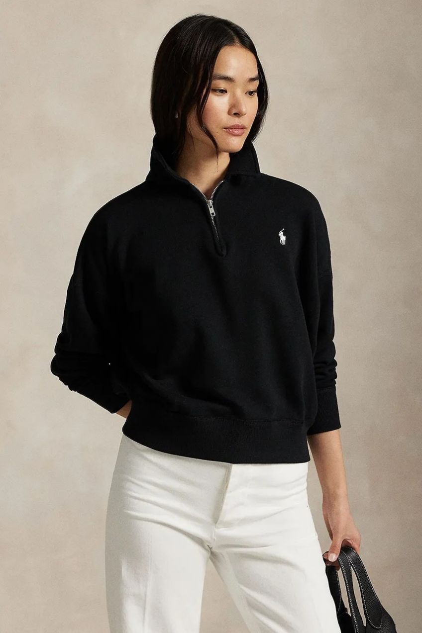 Mikina Polo Ralph Lauren čierna farba, 211971696
