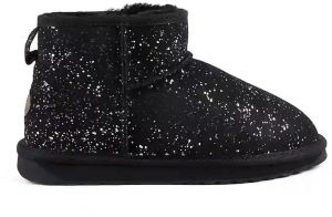 Semišové snehule Emu Australia Stinger Micro Milkyway čierna farba, W13186