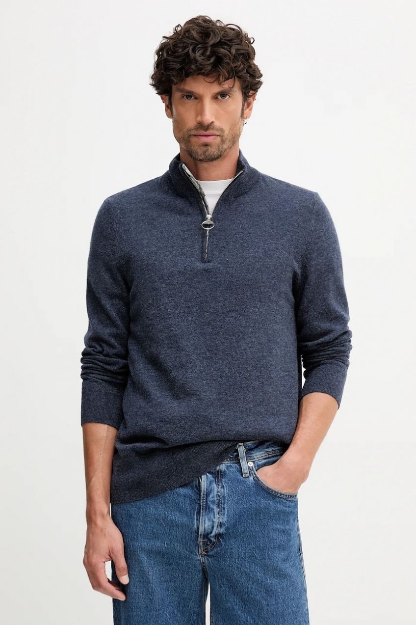 Vlnený sveter Barbour WATERBURY