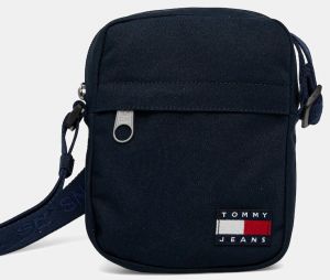 Malá taška Tommy Jeans tmavomodrá farba, AM0AM13710