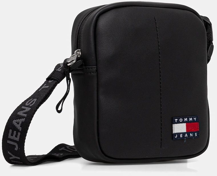 Malá taška Tommy Jeans čierna farba, AM0AM13712