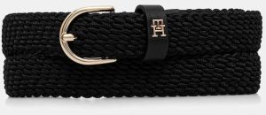 Opasok Tommy Hilfiger čierna farba, AW0AW17973