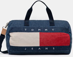 Taška Tommy Jeans modrá farba, AM0AM13813