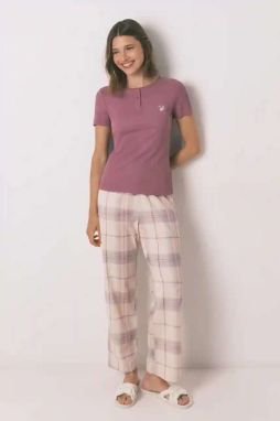 Pyžamo women'secret dámske, fialová farba, 3592426