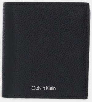 Kožená peňaženka Calvin Klein čierna farba, LV04D1063G