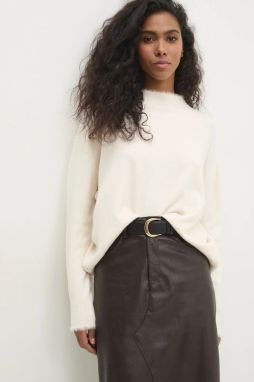 Vlnený sveter Answear.LAB béžová farba, tenký