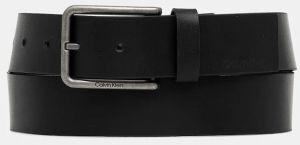 Kožený opasok Calvin Klein čierna farba, LV04D7047G