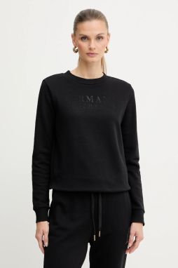 Bavlnená mikina Armani Exchange čierna farba, jednofarebná, XW000985 AF14284