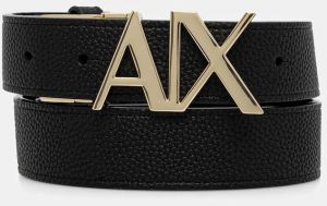 Obojstranný opasok Armani Exchange čierna farba, XW001203 AF19298