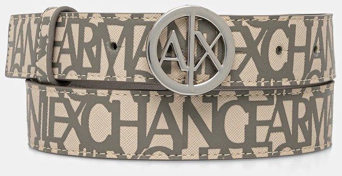 Opasok Armani Exchange béžová farba, 941153 CC757