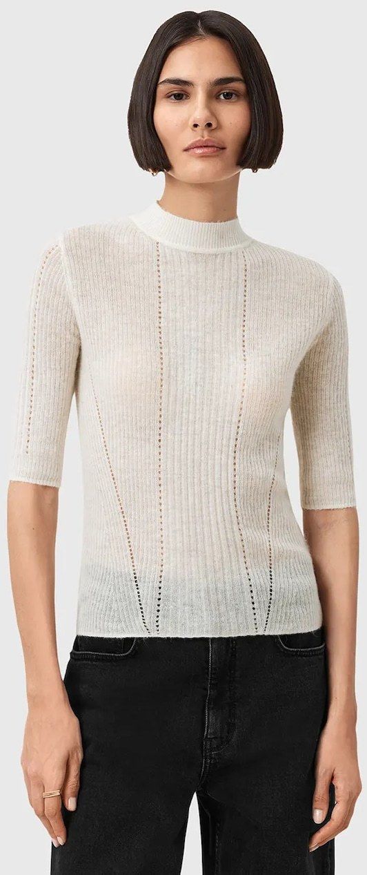 Blúzka AllSaints FILIPPA biela farba, W007KD