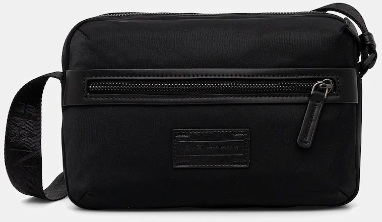 Malá taška Armani Exchange čierna farba, XM001660 AF17306