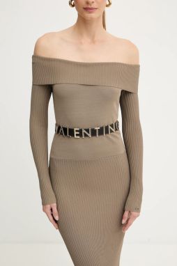 Opasok Valentino Bags EMMA WINTER čierna farba, VCS3M257N