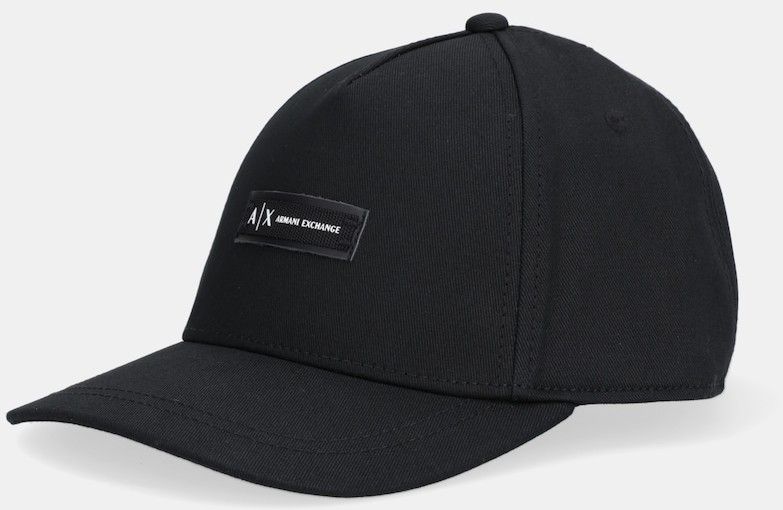 Bavlnená šiltovka Armani Exchange čierna farba, XW001502 AF19099