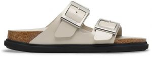 Kožené šľapky Birkenstock Arizona Droplet Buckle béžová farba, 1030326