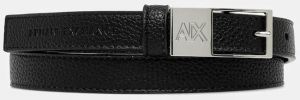 Opasok Armani Exchange čierna farba, XW001600 AF17019