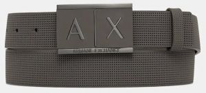 Kožený opasok Armani Exchange hnedá farba, 951019 CC507