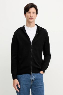 Sveter s prímesou vlny Armani Exchange čierna farba, XM000905 AF14008