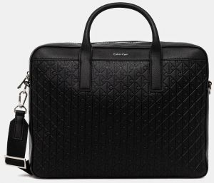 Taška Calvin Klein čierna farba, LV04D3265G