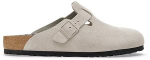 Semišové šľapky Birkenstock Boston Varsity šedá farba, 1030622