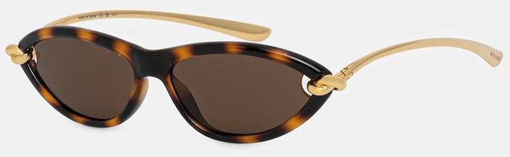 Slnečné okuliare Bottega Veneta čierna farba, BV1390S,