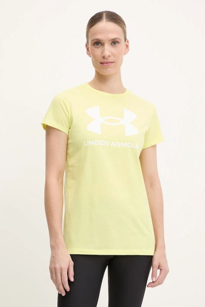 Tričko Under Armour dámsky, zelená farba