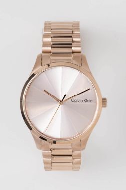 Hodinky Calvin Klein dámske, zlatá farba