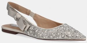 Baleríny Steve Madden Olyvia-P strieborná farba, s otvorenou pätou, 11004876