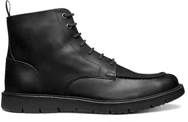 Kožená obuv Geox U POVE čierna farba, U56M7A 000FF C9999