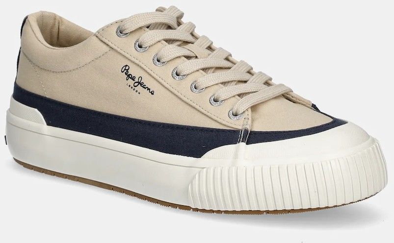 Tenisky Pepe Jeans BEN WASH M béžová farba, PMS31075
