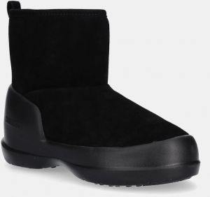 Semišové snehule Moon Boot MB MEZZALUNA MID BOOT čierna farba, 80D2500060 N001