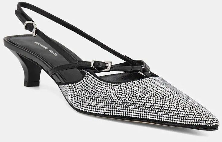 Lodičky MICHAEL Michael Kors Selina strieborná farba, 40F5SLMP1S.001