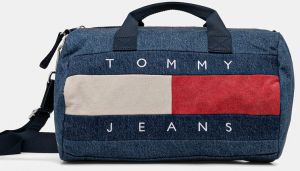 Taška Tommy Jeans tmavomodrá farba, AW0AW18214