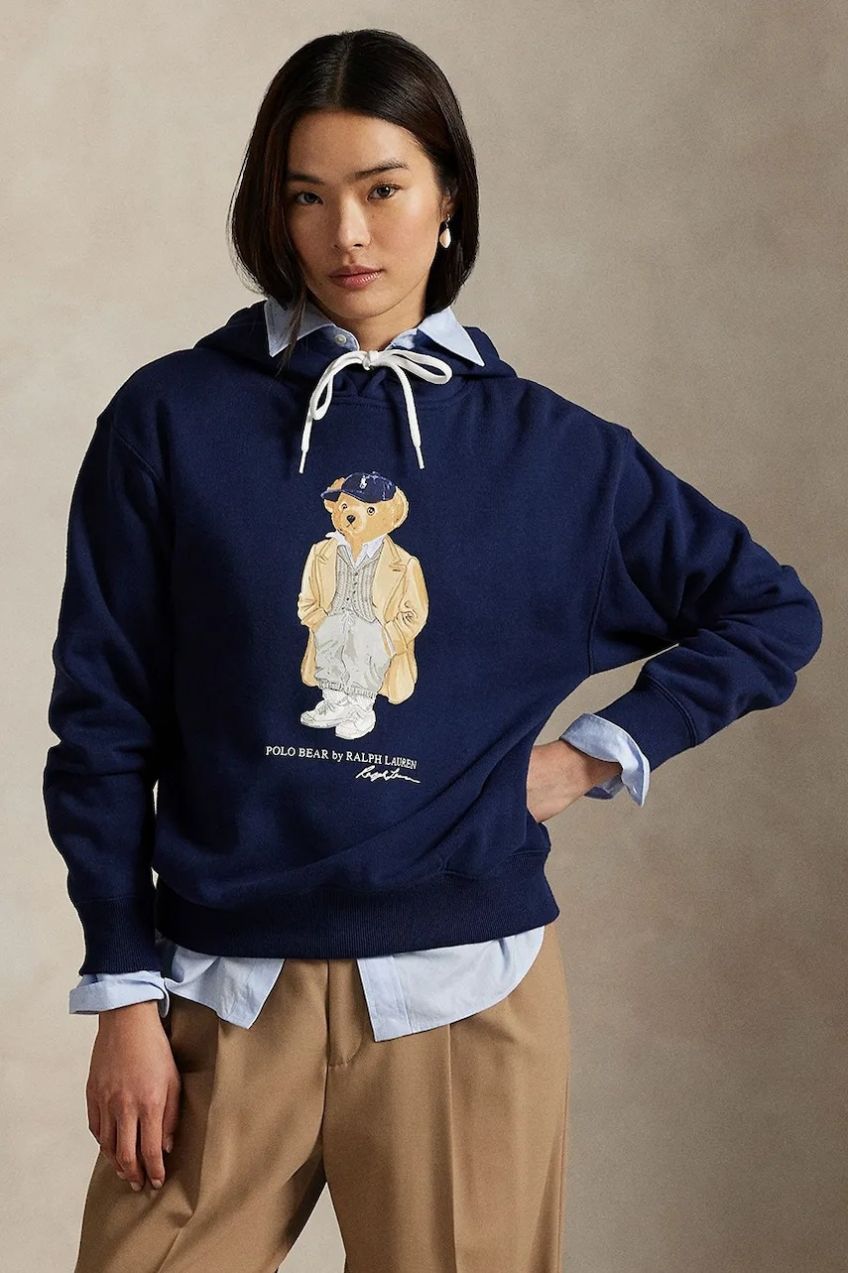 Mikina Polo Ralph Lauren tmavomodrá farba, jednofarebná, 211971757