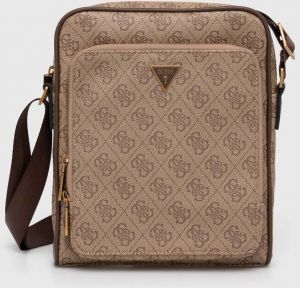 Malá taška Guess MILANO béžová farba, HMMILO P4260