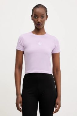 Tričko Guess Jeans dámske, fialová farba, W5GI38 J1314