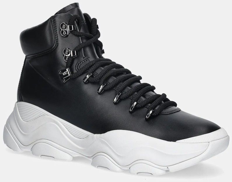 Kožená obuv Michael Kors Atlas čierna farba, 42F5ATFB5L.001
