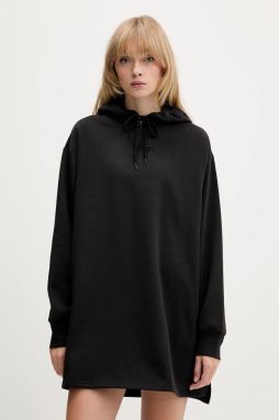 Šaty Vans čierna farba, mini, oversize, VN000RD2BLK1