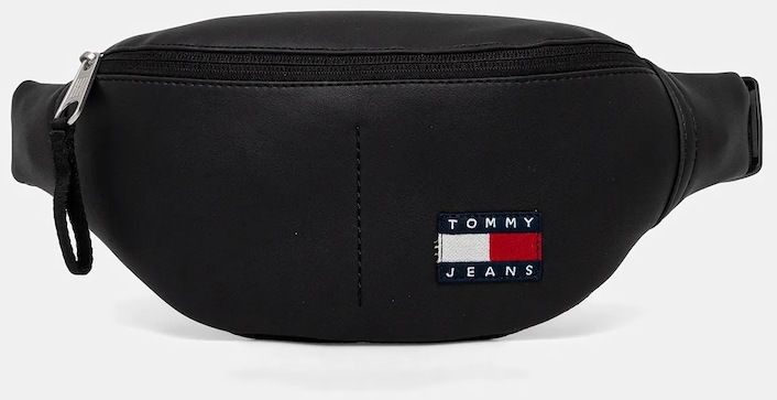 Ľadvinka Tommy Jeans čierna farba, AM0AM13702