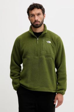 Mikina The North Face zelená farba, jednofarebná, NF0A8FKPGZ21