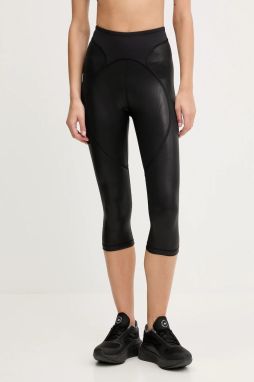Tréningové legíny adidas by Stella McCartney TruePurpose čierna farba, s potlačou, JM8462