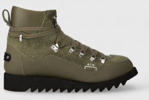Semišové topánky A-COLD-WALL* ALPINE BOOT Alpine Boot pánske, zelená farba ACWUF093