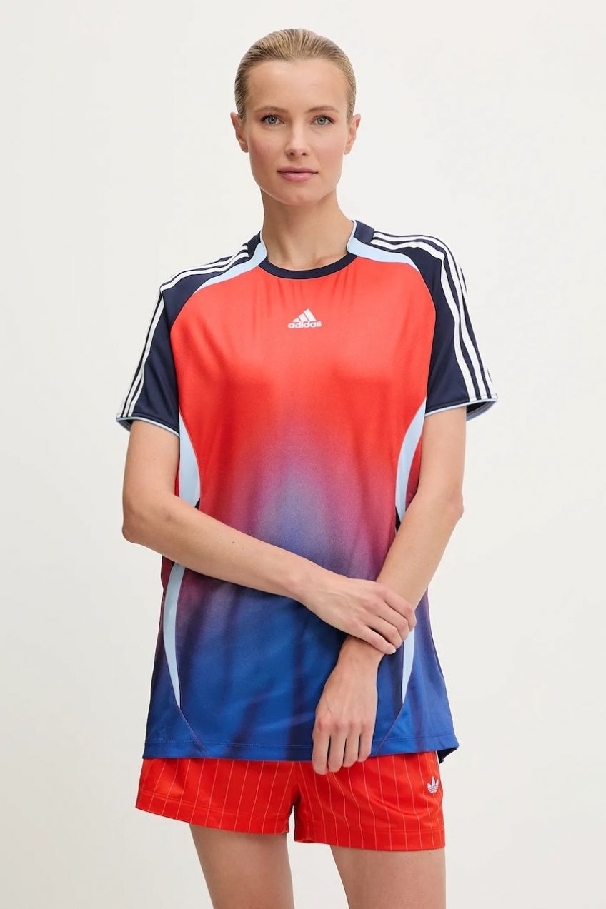Tričko adidas Originals Jersey dámske, červená farba, KD2271