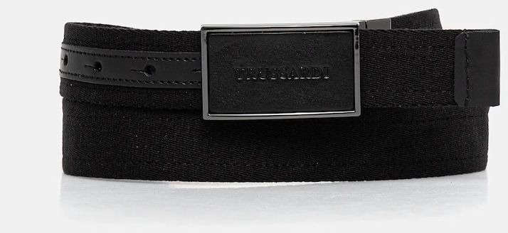 Opasok Trussardi čierna farba, B347B000013N