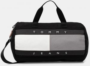 Taška Tommy Jeans čierna farba, AM0AM13706