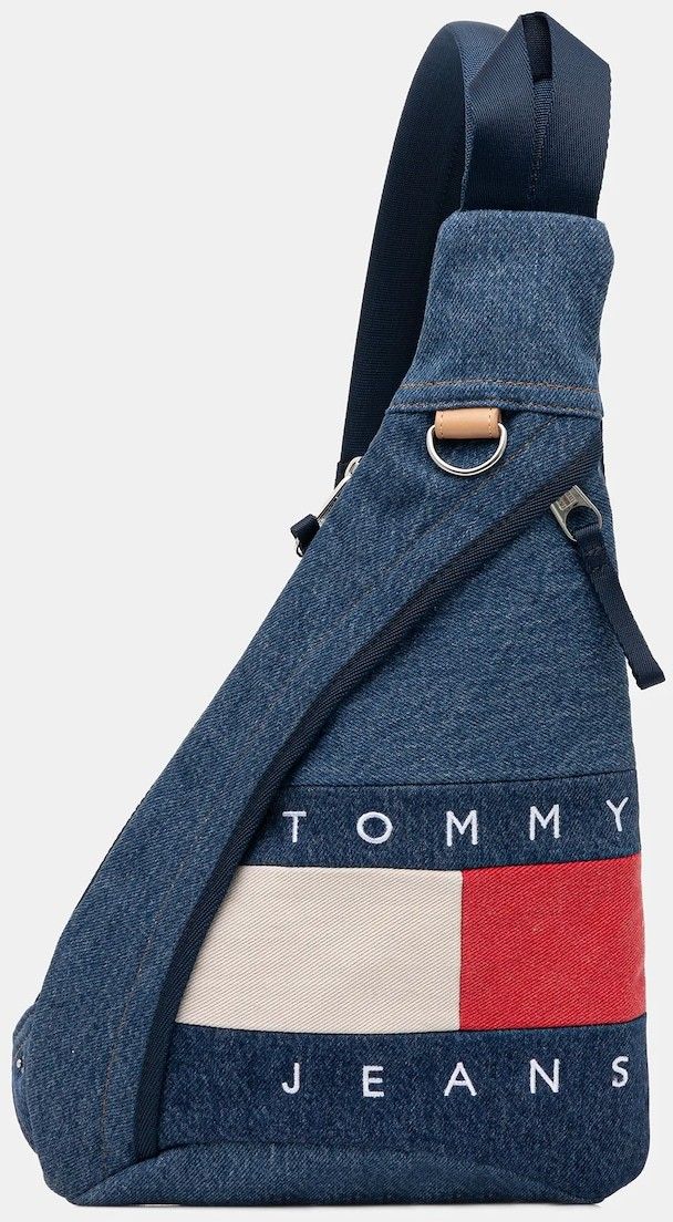Ľadvinka Tommy Jeans modrá farba, AM0AM13815